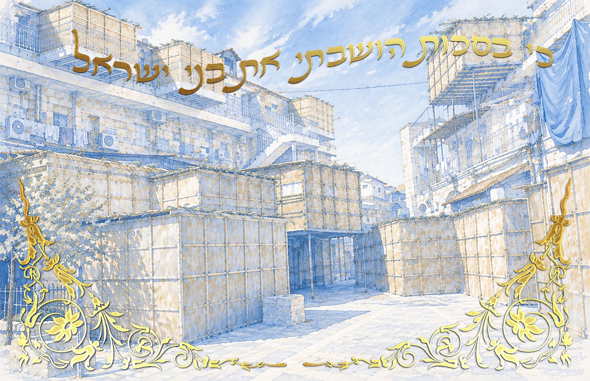 Sukkah campaign artwork